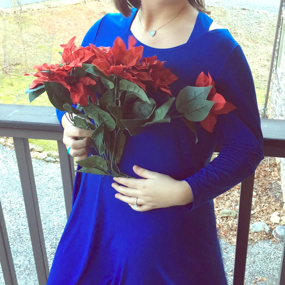 Blue dress